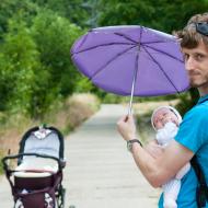 Naše typická procházka s kočárkem