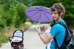 Naše typická procházka s kočárkem