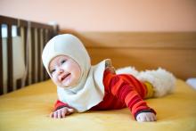 Verča se drží rad zkušených nosnic a oblékla se s příchodem podzimu celá do vlny (ovšem zapomněla se podívat na teploměr)