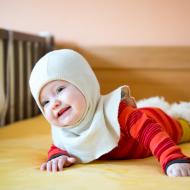 Verča se drží rad zkušených nosnic a oblékla se s příchodem podzimu celá do vlny (ovšem zapomněla se podívat na teploměr)