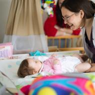 Poté, co Verunka zmasakrovala Honzíčkovu žirafu, obsadila i jeho přebalovací pult