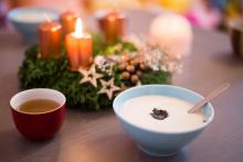 Vánoční náladička s rýžovým krémem