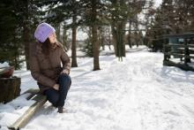 Procházka velikonočními závějemi