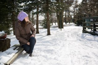 Procházka velikonočními závějemi