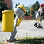 Roboti i děti sviští v Komíně na dopravním hřišti