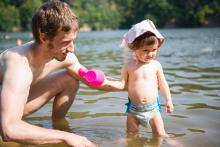 Vodní hrátky v přehradě:  to je ale jiné kafe