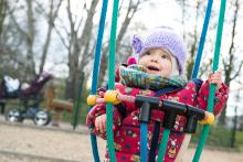 Nová slovíčka "hačí" a "houpy" si Verunka osvojila velmi rychle