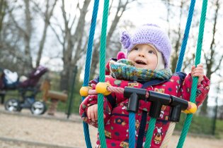 Nová slovíčka "hačí" a "houpy" si Verunka osvojila velmi rychle