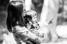 Pozorujeme kozy a ovce u potoka Vrbovce