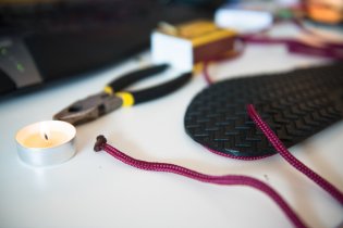 Taková ta domácí výroba sandálů