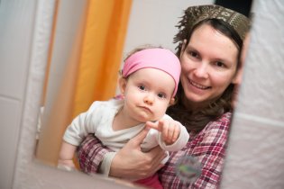 Verunka má ukazovací období, nejčastěji nás upozorňuje na křivý strop