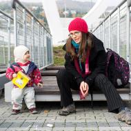 Dopoledne u přehrady bylo poměrně klidné