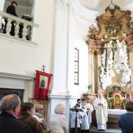 Exkluzivní pohled do interiéru rosické kaple sv. Trojice