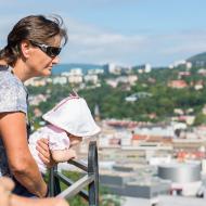 Verunko, koukej - odsud je i to Ústí nad Labem krásné!