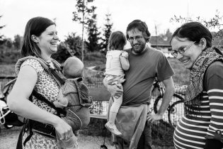 Zcela náhodné, ale poměrně veselé setkání na hřišti