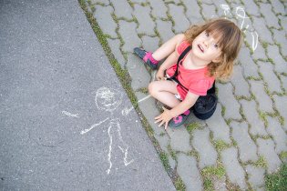 Namalovala jsem tě, tatínku, a myslím, že do podoby jsem se docela trefila