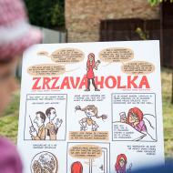 Jeden z mnoha exponátů v komiksové zóně Ghettofestu