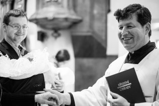 Ve Střelicích zvládají křestní obřady s úsměvem na rtech