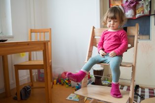 Velká holka si zaslouží židličku bez pultíku