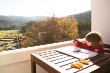 Verunka nasává inspiraci ve venkovním ateliéru