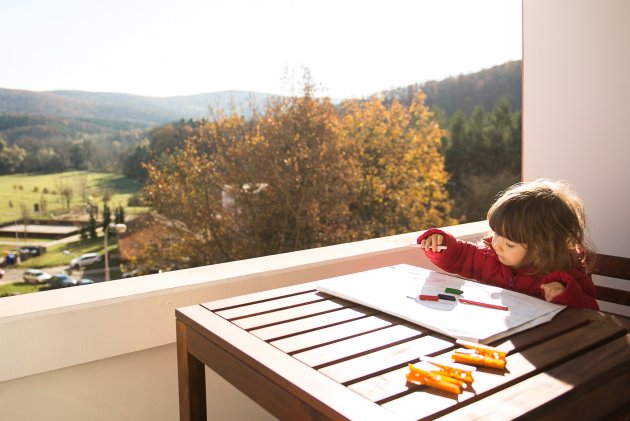 Verunka nasává inspiraci ve venkovním ateliéru