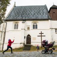 Kostelík ve Svaté Kateřině, na který jsme se chtěli podívat vždy, když jsme jeli kolem, ale nikdy na to nebyl čas
