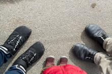 Lence přišly boty, konečně jsme komplet barefoot