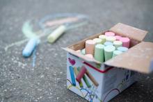 Křídová láska Verunku přes zimu ani náhodou neopustila