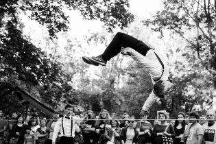 Kulturní vložka - vystoupení slackline