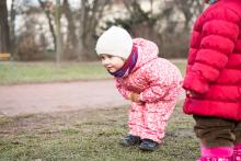S Karolínkou v Lužánkách - To je ale krásný hovínko!