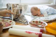 Pohodička při obědě