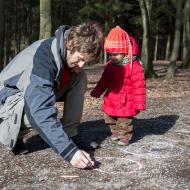 V oboře je na kreslení křídami ale opravdu naprosto nevhodný povrch