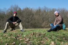 Skupinové foto výpravy na koniklece