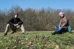 Skupinové foto výpravy na koniklece