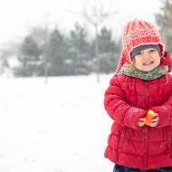 Tati nepruď s tím focením, mně už je zima!