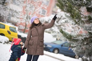 To je ten dáreček, který jste tu pověsili s dědou a babičkou?