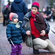 Zaražená Verunka u živého betléma v Bystrci