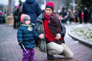 Zaražená Verunka u živého betléma v Bystrci
