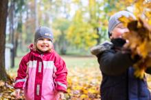 U  focení Šimonka s rodinou si spoustu legrace užila i Verča
