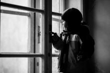 Výhled z hradu směrem k přehradě je bohužel omezen náletovými dřevinami