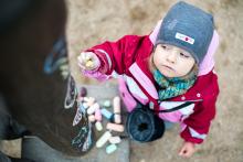 Toto graffiti je zcela legální a hned druhý den ho smyje déšť