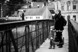 Na lávce v Bílovicích