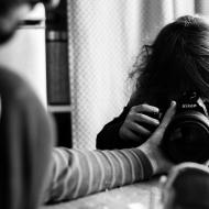 Verunka testuje opravený foťák