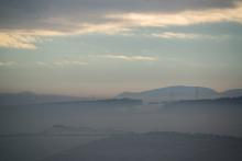 Mračna se protrhala a z dálky nás zdraví Pálava