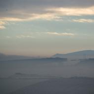 Mračna se protrhala a z dálky nás zdraví Pálava