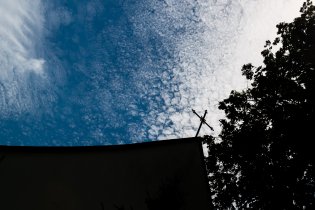 Vašek nás při procházce Křižanovem zavedl i ke kapli sv. Barbory