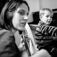 U klavíru to Jáchymovi s Anetou náramně slušelo