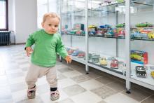 Muzeum bylo ideální pro trénink techniky chůze