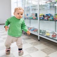 Muzeum bylo ideální pro trénink techniky chůze