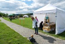 U stánku knihkupectví Dlouhá punčocha jsme trávili hodně času